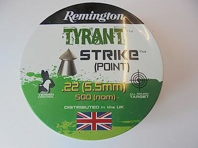 MR SERVICES HAZLEMERE LTD - REMINGTON TYRANT STRIKE POINTED 22-5.5mm AIRGUN - AIR RIFLE PELLET TIN OF 500