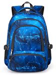 BLUEFAIRY Kids Backpacks for Boys Elementary School Bags Kindergarten Middle School Bookbags Lightweight Durable Girls Gift (Stars,Blue)