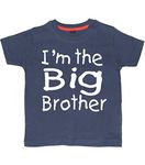 Edward Sinclair Men's Personalized Big Brother and Baby Sister T-Shirt Please Input Size in The Gift Section Blue and Pink