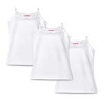 Real Basics Girls Cotton Full Slip (RB-G-SLIP-P3-4-5Years-Set4_Multicolor_4-5 Years)