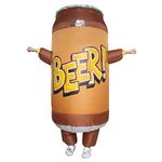 JASHKE Inflatable Beer Costume Inflatable Halloween Costumes Fancy Dress for Adult