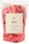 KIDU Red Chocolate Melting Wafers 16 Ounces Bulk Perfect For Dipping, Deserts, Baking And More - 1 Pound
