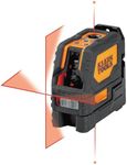 Klein Tools 93LCLS Laser Level, Self Leveling, Cross Line Level with Plumb Spot and Magnetic Mounting Clamp