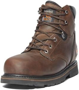 Timberland PRO Men's Pit Boss 6 Inch Steel Safety Toe Industrial Work Boot, Brown-2024 New, 11