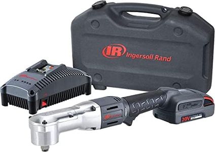 Ingersoll-Rand Air Impact Wrench Kit W5350-K12-EU, 1/2 Inch Right Angle Impact Wrench with 1 Li-Ion Battery, Charger, Carrying Case (Pack of 2)