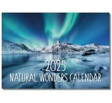 2025 A4 Natural Wonders Calendar. One Month to View. A3 when open. Wall Calendar by Absolutely Yours.