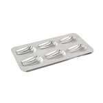 Gobel Madeleines Cake Mould, 6 XXL Gourmet Madeleines, Tinplate, 395 x 200 mm, Made in France