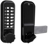 Borg Locks BL2605 Rim Deadbolt Marine Grade Polished Chrome Digital Lock