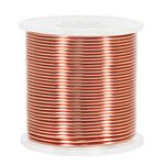 GINOYA 16 Gauge 1.5mm Aluminum Craft Wire,164 Feet 50m Bendable Metal Wire with Spool for Craft Jewelry Making(Copper)