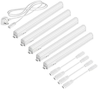 Parlat LED Under-Cabinet luminaires Rigel, 31.3cm Each, 445lm Each, White, Set of 5, BS