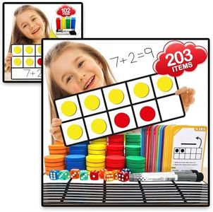 HMmagnets Magnetic Ten Frame Extended Set + Writable Set | Bundle