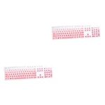 Homoyoyo 2 Pcs Keyboard Protector Laptops Decals for Toilet Lids Keyboard Protective Cover Computer Chassis