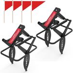 LETYANGER 2025 Mole Traps, Black Galvanized Steel Scissor Trap, Reusable Gopher Traps, Mole Killer, Galvanized Steel, Ground Trap for Lawns, 2 Pcs (Serrated Style)