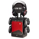 Numskull Star Trek Red Gaming Locker, Controller Holder, Headset Stand for PS5, Xbox Series X S, Nintendo Switch - Official Star Trek Merchandise