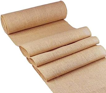 Runner Juta 30CM*15M, Naturale Juta Rotolo Marrone, per Eventi, Decorazione da Tavolo, Matrimoni, la Casa di Natale e Produzione fai da te (15M x 30CM)