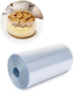 Cake Collar 4 x 600 in (50ft) - Acetate Roll - Acetate Sheets for Baking - Cake Wrapping Plastic - Acetato para Reposteria - Acetato Para Pasteles