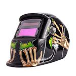 Ghost Claws Welding Mask Auto Darkening, Solar Powered Electric Welding Helmet Welder Mask with Grinding Function and Built-in Intelligent Chip, Welding Helmet Shield for Eye Face Protection