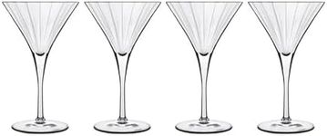 Luigi Bormioli C437 Bach Martin Glass 4-Pieces, 260 ml Capacity, Clear, (Pack of 1)