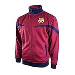 Icon Sports Men's Standard FC Barcelona Track Jacket, Red, Large