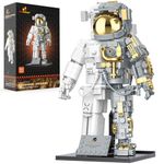 JMBricklayer Space Astronaut Building Sets for Adults 70109, Space Toys Gifts for Kids 8-14 Boys Girls, Flexible Astronaut Building Blocks Model with Display Stand, Dad Gifts for Fathers Day