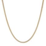 HZMAN 5mm Cuban Chain for Men Boys Stainless Steel Men's Gold Chain Diamond Cut Hip Hop Link Chains Necklace 16-30 Inch (20in)