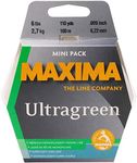 Maxima Fishing Line Mini Pack, Ultragreen, 20-Pound/110-Yard