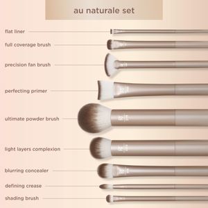 Real Techniques Au Naturale Makeup Brush Kit – 5-Piece Set