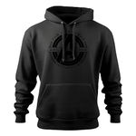 TAANIZLAND Clothing's Hoodie for Mens | Avengers Logo Printed Stylish Trendy Hoodies (in, Alpha, L, Regular, Black)