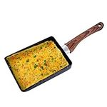 Tamagoyaki Japanese Omelette Pan Egg Pan,Non-Stick Egg Roll Pan,Rectangle Frying Pan Coating Tamagoyaki Egg Pan Rectangle Egg Roll Pan Griddle Pan Skillet for Stovetop and Induction