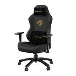 Anda Seat Phantom 3 Pro Gaming Chair - Ergonomic Office Desk Chairs, Reclining Video Game Gamer Chair, Neck & Lumbar Back Support - Large Black Premium PVC Leather Gaming Chair for Adults