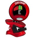 Snark Silver Snark 2 Clip-On Chromatic Guitar Tuner - Red | Hyper-Snark Tuning Software, Ultra-Fast Response, Long Battery Life | For Guitar, Bass, Ukulele, Banjo