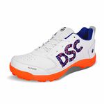 DSC Beamer Cricket Shoes Size for Men (5 UK, Fluro Orange-White)