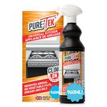 Pure-Tek Degreaser Spray - Antibacterial Cooker & Kitchen Cleaner Spray, Heavy Duty Grease Remover, Electric Induction & Ceramic Hob Cleaner, Cooker Hood, Air Fryer, Microwave, Kitchen Cleaning, 960ml