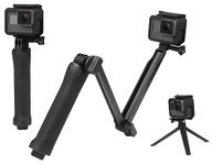 Dapper 3-Way Monopod Tripod Mount Extension Arm Compatible with GoPro Hero 8 7 6 5 4 3+ Xiaomi YI 4K SJCAM Smart Phone