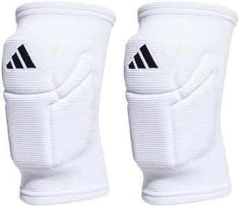 Adidas Unisex-Adult Elite Volleyball Kneepads, White/Black, Medium