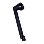 Bike Quill Stem 25.4mm Handlebar Folding Bicycle Handle Bar Riser 1" Fork Gooseneck Stem for BMX Road Folding Bikes, beach of cruiser Bicycles - Black