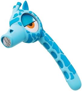 Handy Famm Real Metal Giraffe Hammer for Kids, Patented Safety Mouth Sleeve and Nail Remover, STEM DIY Tool for Children Ages 5 and Up, Blue