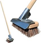 Heavy Duty Deck Brush with Long Han