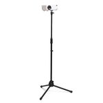 Foldable Projector Stand Tripod with 360°Swivel Ball Head Height Adjustable 29.5in-58in Heavy Duty Tripod Stand for Mini Projector Camera Webcam - PrimeCables