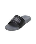 Puma unisex-adult Slide Max Black-Gray Tile Slide Sandal - 9 UK (39453707)