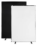 Complete Portable Background Kit w/Bag - 5 x 7.4ft (1.5 x 2.1m) Black/White