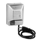 APROMISE Rotisserie Motor - Powerful Electric Rotisserie Spit Motor 110 Volts 4 Watts | Stainless Steel Rotisserie Motor Can Hold Up to 30 Pounds - Silver