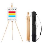 MEEDEN Tripod Field Painting Easel with Carrying Case - Solid Beech Wood Universal Tripod Easel Portable Painting Artist Easel, Perfect for Painters Students, Landscape Artists, Hold Canvas up to 42"