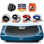 LifePro Rumblex 4D Pro Vibration Plate Body Exercise Equipment Machine, Blue
