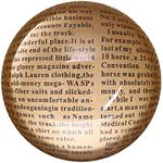 OwnMy Dome Magnifiers 4 Inch Crystal Dome Paperweight Magnifying Reading Aid for Small Blueprints and Maps