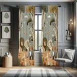 Ambesonne Woodland Window Curtains,