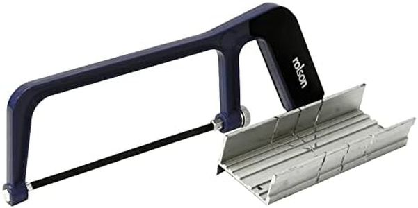 Rolson 58260 Aluminium Junior Hacksaw & Mitre Box
