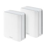 ASUS ZenWiFi BT8 Tri-band WiFi 7 Mesh, 14 Gbps, 5900 sq.ft. (2pk), Dual 2.5G Ports, Security and Parental Controls Included, Smart Home Master SSIDs, 4G & 5G Mobile Tethering