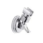 Cretty-Meet Adjustable Shower Head Holder Removable Suction Cup Shower Head Bracket No Drill Shower Head Bracket with Chrome Polished for Bathroom