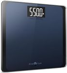 550lb Bathroom Digital Scale for Body Weight with Ultra-Wide Platform and Large LCD Display, Accurate High Precision Scale with Extra-High Capacity